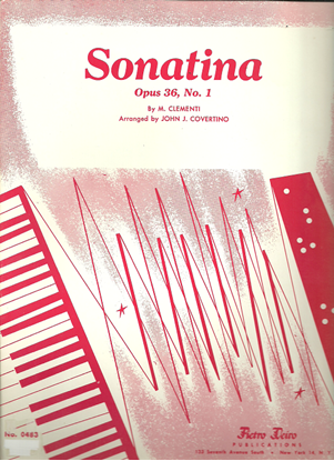 Picture of Sonatina Op. 36 No. 1, Muzio Clementi, arr. John J. Covertino, accordion solo 