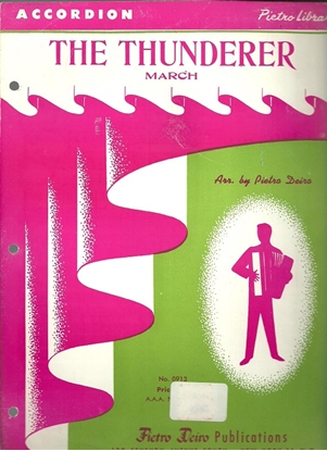 Picture of The Thunderer, John Philip Sousa, arr. Pietro Deiro, accordion solo