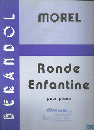 Picture of Ronde Enfantine, Francois Morel, piano solo 