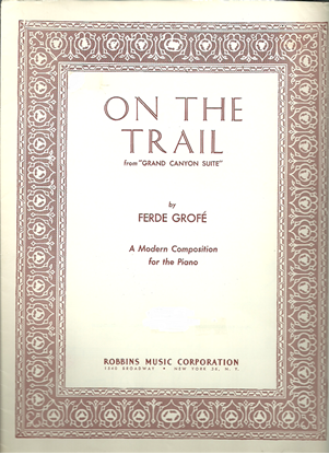 Picture of On the Trail from "Grand Canyon Suite", Ferde Grofe, piano solo
