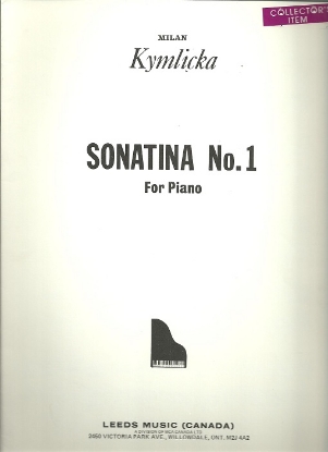 Picture of Sonatina No. 1, Milan Kymlicka, piano solo 