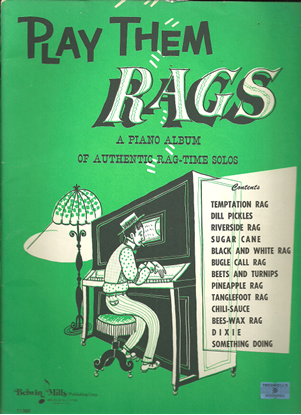 Picture of Play Them Rags, piano solo songbook