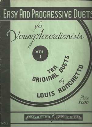 Picture of Easy and Progressive Duets for Young Accordionists Vol. 1, Louis Ronchetto