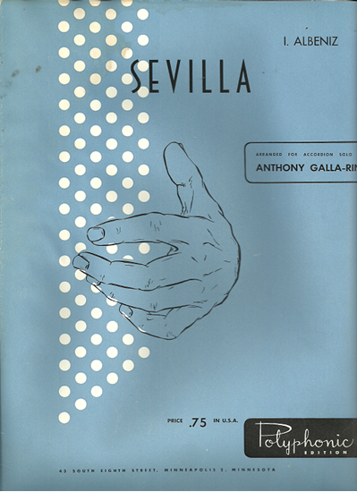 Picture of Sevilla, I. Albeniz, arr. A. Galla-Rini, accordion solo