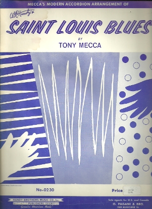 Picture of Saint Louis Blues, W. C. Handy, arr. Tony Mecca, accordion solo