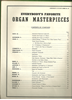 Picture of Everybody's Favorite Series No. 59, Organ Masterpieces, EFS59, ed. Dr. R. L. Bedell