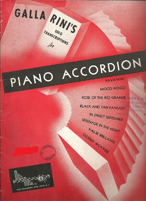 Picture of Galla-Rini's Solo Transcriptions for Piano Accordion