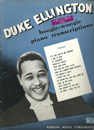 Picture of Duke Ellington, Boogie-Woogie Piano Transcriptions
