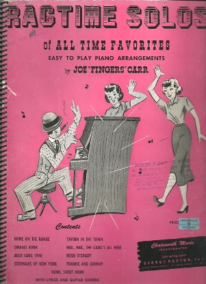 Picture of Ragtime Solos of All Time Favorites, arr. Joe "Fingers" Carr