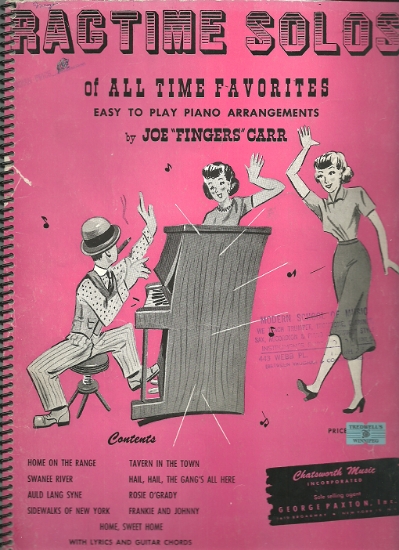 Picture of Ragtime Solos of All Time Favorites, arr. Joe "Fingers" Carr