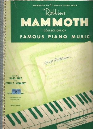 Picture of Robbins Mammoth Series No. 1, Collection of Famous Piano Music