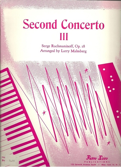 Picture of Second Concerto Third Movement, S. Rachmaninoff Op. 18, transcr. for accordion solo by Larry Malmberg