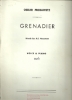 Picture of Grenadier, Oscar Morawetz, words by A. E. Housman