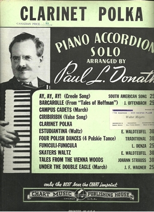 Picture of Clarinet Polka, K. Namyslowski, arr. by Paul Donath for accordion solo