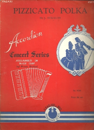 Picture of Pizzicato Polka, J. Strauss, arr. Frank Gaviani, accordion solo