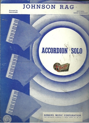 Picture of Johnson Rag, Guy Hall & Henry Kleinkauf, arr. A. Galla-Rini, accordion solo