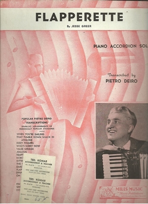 Picture of Flapperette, Jesse Greer, arr. Pietro Deiro, accordion solo