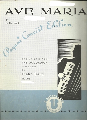 Picture of Ave Maria, F. Schubert, arr. Pietro Deiro, accordion solo