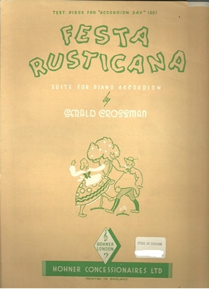Picture of Festa Rusticana, Gerald Crossman, accordion solo