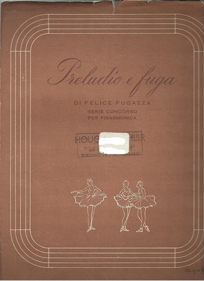Picture of Preludio e Fuga, Felice Fugazza, accordion solo sheet music