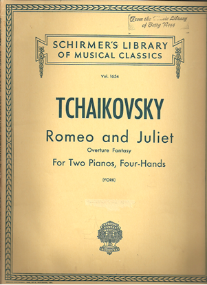 Picture of Romeo and Juliet, P. I. Tchaikovsky, piano duo