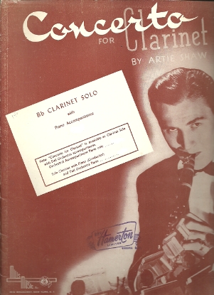 Picture of Concerto for Clarinet, Artie Shaw