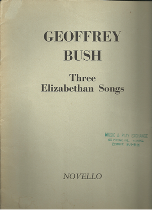 Picture of Three Elizabethan Songs, Geoffrey Bush