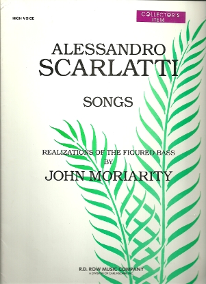 Picture of Alessandro Scarlatti Songs, ed. John Moriarity, high voice 