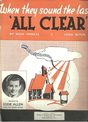 Picture of When They Sound the Last All Clear, Hugh Charles & Louis Elton, sung by Vera Lynn