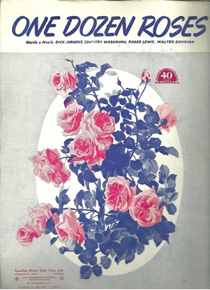 Picture of One Dozen Roses, Roger Lewis/ Country Joe Washburn/ Dick Jurgens/ Walter Donovan