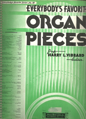 Picture of Everybody's Favorite Series No. 11, Organ Pieces, EFS11, ed. Harry L. Vibbard