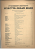 Picture of Everybody's Favorite Series No. 37, Selected Organ Solos, EFS37, ed. Roland Diggle