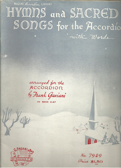 Picture of Hymns and Sacred Songs for the Accordion, arr. Frank Gaviani