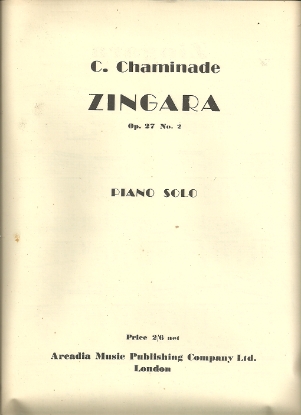 Picture of Zingara Op. 27 No. 2, Cecile Chaminade