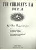 Picture of The Children's Day, Elie Siegmeister, piano solo songbook