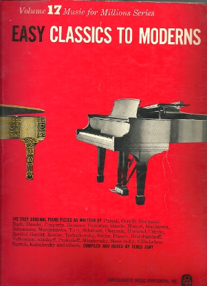 Picture of Music for Millions Series Volume 17, Easy Classics to Moderns, MFM17, ed. Denes Agay