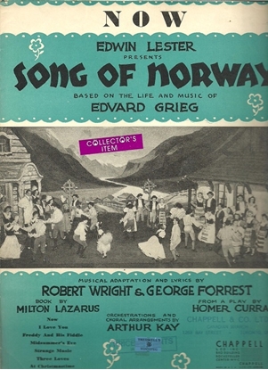 Picture of Three Loves, from "Song of Norway", Edvard Grieg, adapted by Robert Wright & George Forrest