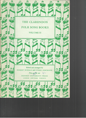 Picture of The Clarendon Folk Song Books Volume 2, Herbert Wiseman & Sydney Northcote