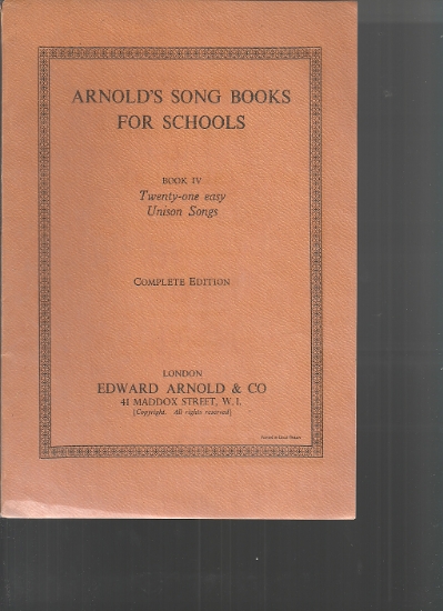 Picture of Arnold's Song Books for Schools Book 4