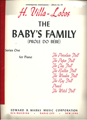 Picture of The Baby's Family Series One (Prole do bebe), Heitor Villa-Lobos, piano solo songbook