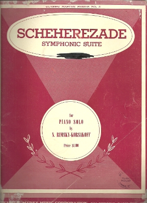 Picture of Scheherezade Symphonic Suite, N. Rimsky-Korsakov, transcr. Felix Guenther, piano solo 