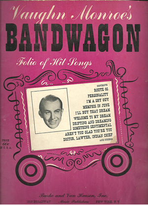 Picture of Vaughn Monroe's Bandwagon Folio of Hit Songs