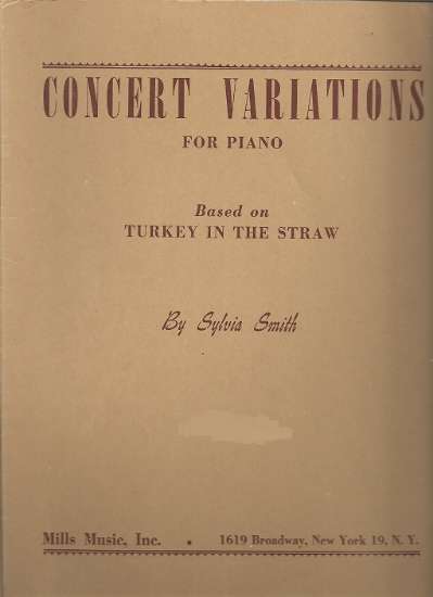 Picture of Concert Variations on Turkey in the Straw, Sylvia Smith