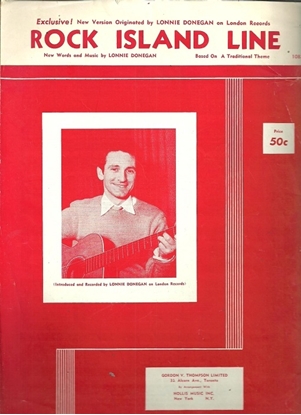 Picture of Rock Island Line, revised & recorded by Lonnie Donegan