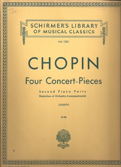 Picture of Four Concert Pieces, F. Chopin