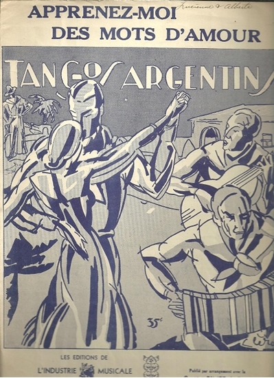 Picture of Apprenez-mois des mots d'amour, Tango Argentine, A. J. Presenti & A. Mario Melfi