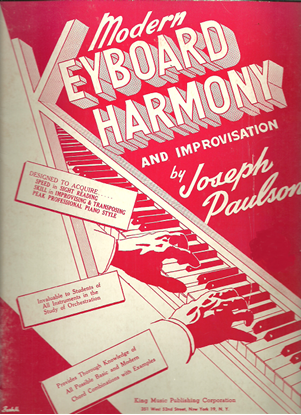Picture of Modern Keyboard Harmony & Improvisation, Joseph Paulson, piano solo 