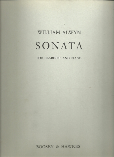 Picture of Sonata, William Alwyn, clarinet & piano