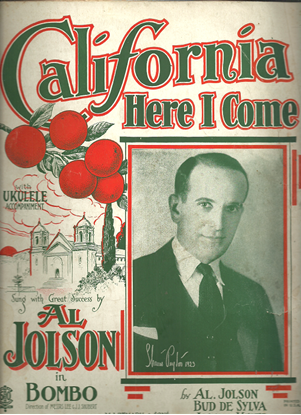 Picture of California Here I Come, Al Jolson/ Bud De Sylva/ Joseph Meyer, featured in "Bombo"