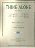 Picture of Thine Alone, from "Eileen", Henry Blossom &  Victor Herbert, vocal duet